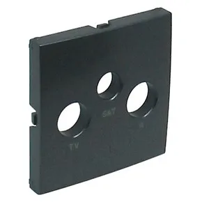 Efapel 90775 TIS Лицевая панель для TV/Радио/Спутник розеток, серый Efapel 90775 TIS