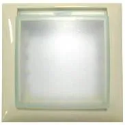 Ecoplast Рамка универсальная защитная с крышкой для выключателей и розеток (бежевый) Экопласт 869101