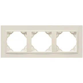 Efapel 90930 TPP 3-х местная рамка, жемчуг/жемчуг Efapel 90930 TPP