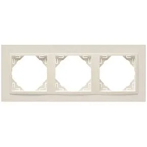 Efapel 90930 TMM 3-х местная рамка, бежевый/бежевый Efapel 90930 TMM