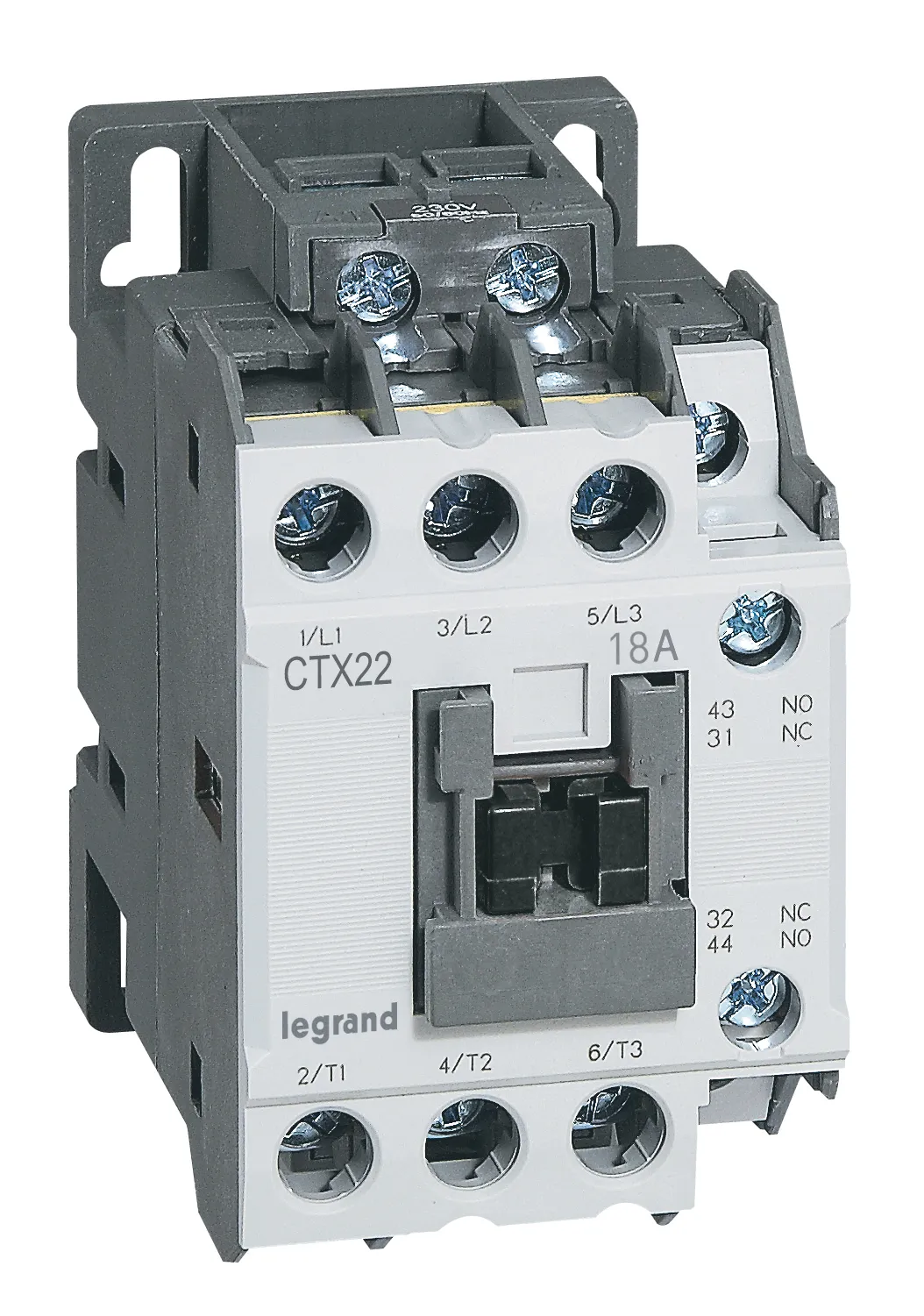 Контактор CTX3 22 3P 18A (AC-3) 1но1нз ~110В LEGRAND 416104