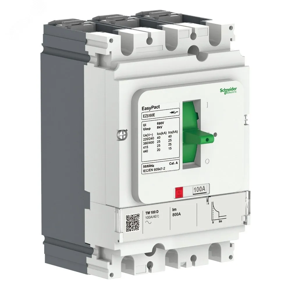 АВТ. ВЫКЛ. EZS160F TM160D 3П3Т 36kA SE (Schneider) EZS160F3160