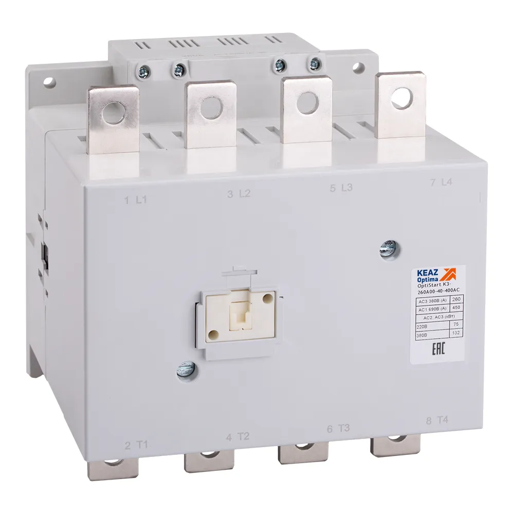 Контактор OptiStart K3-260A00-40-400AC КЭАЗ Optima (от-ка) 117047