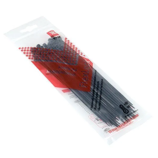 Хомут p6.6 стандартный черный 2.5x150 (50шт) flexlock proxima EKF PLC-FL-CTSB-2.5X150-R