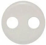 Ecoplast Накладка розетки TV+FM 2 (белый) Vintage Экопласт 885204-1