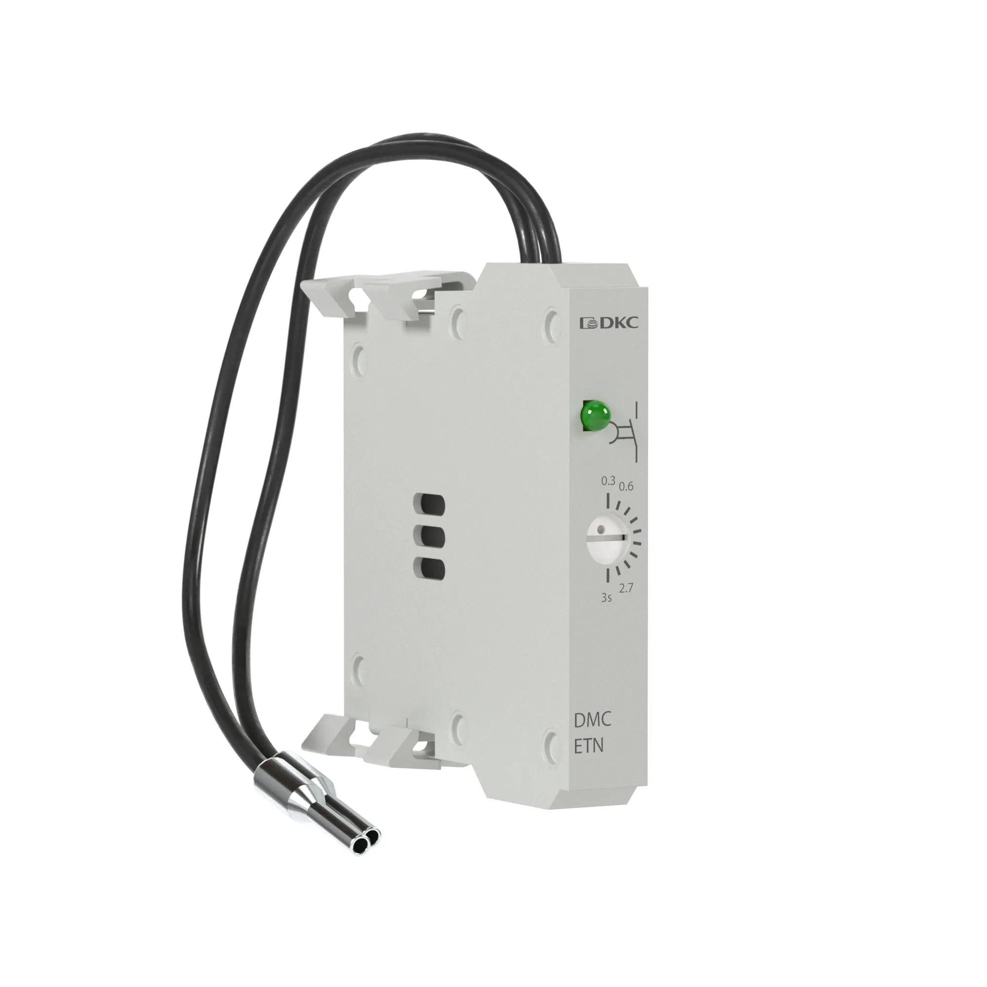 Таймер для миниконтакторов DMC и реле DCR для монтажа справа с задержкой  на включение 3-30 с DKC DMCETZ30V240