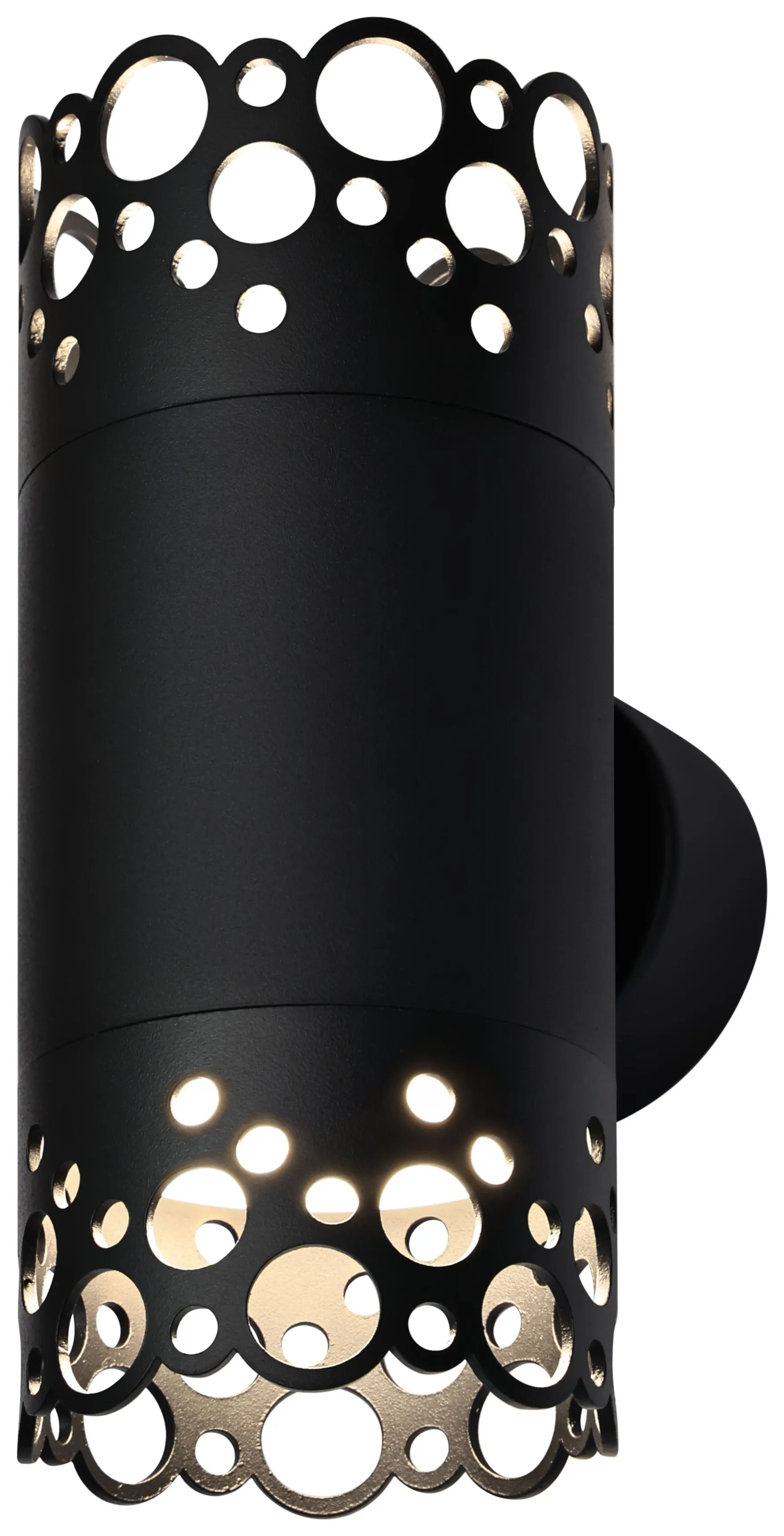 Декоративная подсветка BUBBLES WL54 BK 2*GX53 2*15Вт IP20 черный ЭРА Б0062920