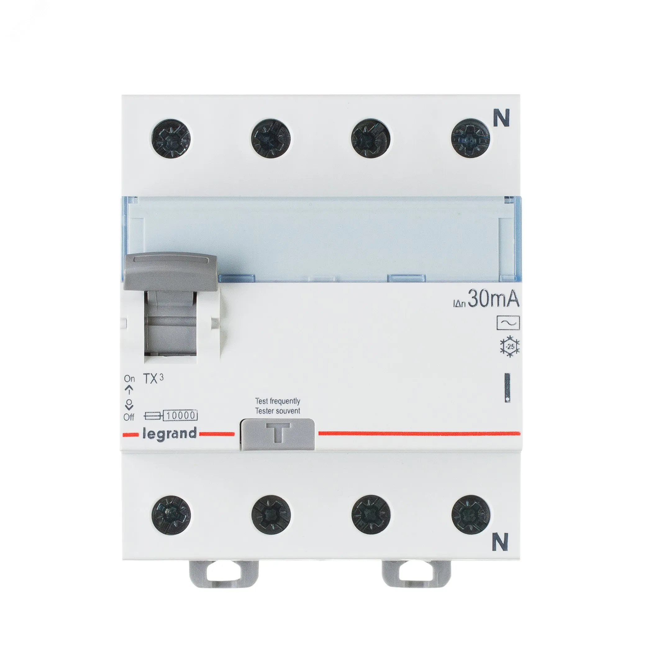 Выключатель дифференциального тока (УЗО) TX3 4п 25a 300ma -AC LEGRAND 403042