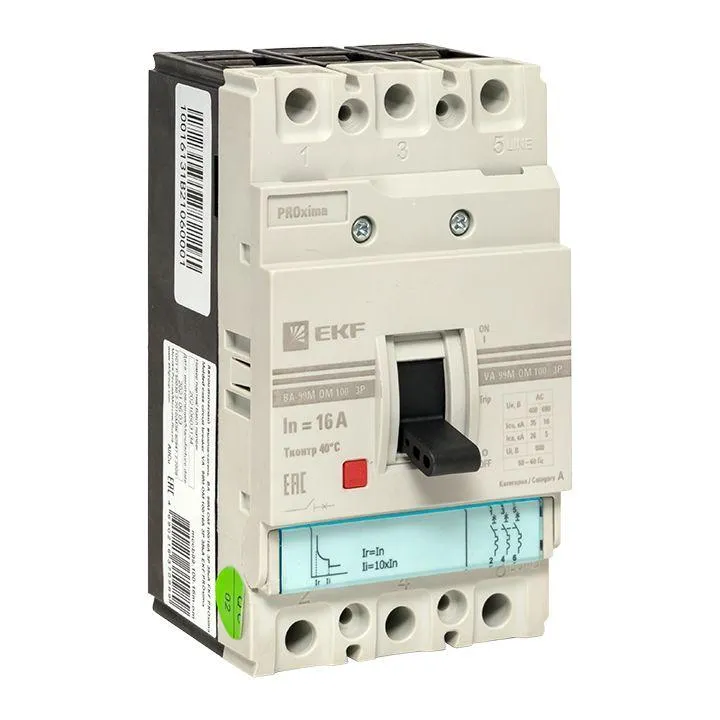 Ва-99м-ом 250/125а 3p 35ка ekf EKF MCCB99-250-125M-OM