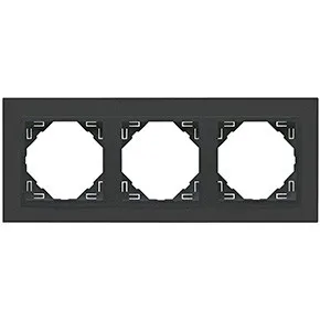 Efapel 90930 TSS 3-х местная рамка, серый/серый Efapel 90930 TSS