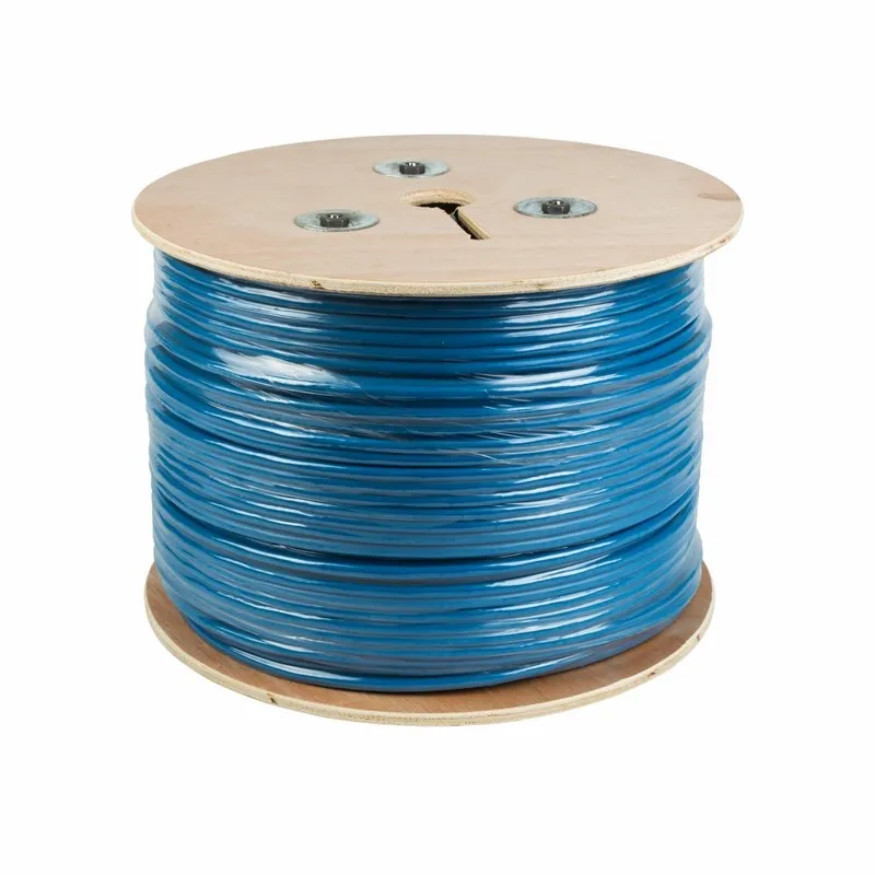 Кабель витая пара F/UTP, CAT 6, PE, 4PR, 23AWG, OUTDOOR, SOLID, черный, 305м