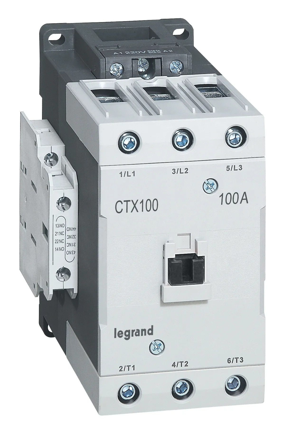 Контактор CTX3 100 3P 100A (AC-3) 2но2нз ~110В LEGRAND 416234