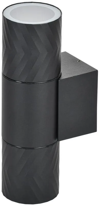 LIGHTING Светильник уличный 5108 настенный под лампу 2хGU10 IP65 черный IEK IEK LT-UBU0-5108-GU10-2-K02