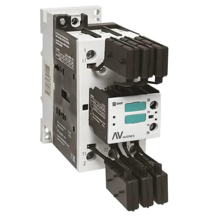 Контактор для конденсатора КМЭК 40 кВАр 230В 1NО AVERES EKF ctrk-s-58-40-230-av