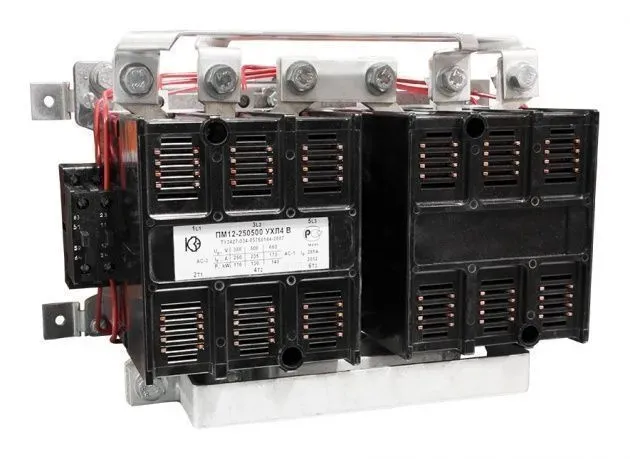 Контактор электромагнитный нереверсивный ПМ12-250150 УХЛ4 В 380В КЗЭА г.Кашин 075150220ВВ380000000