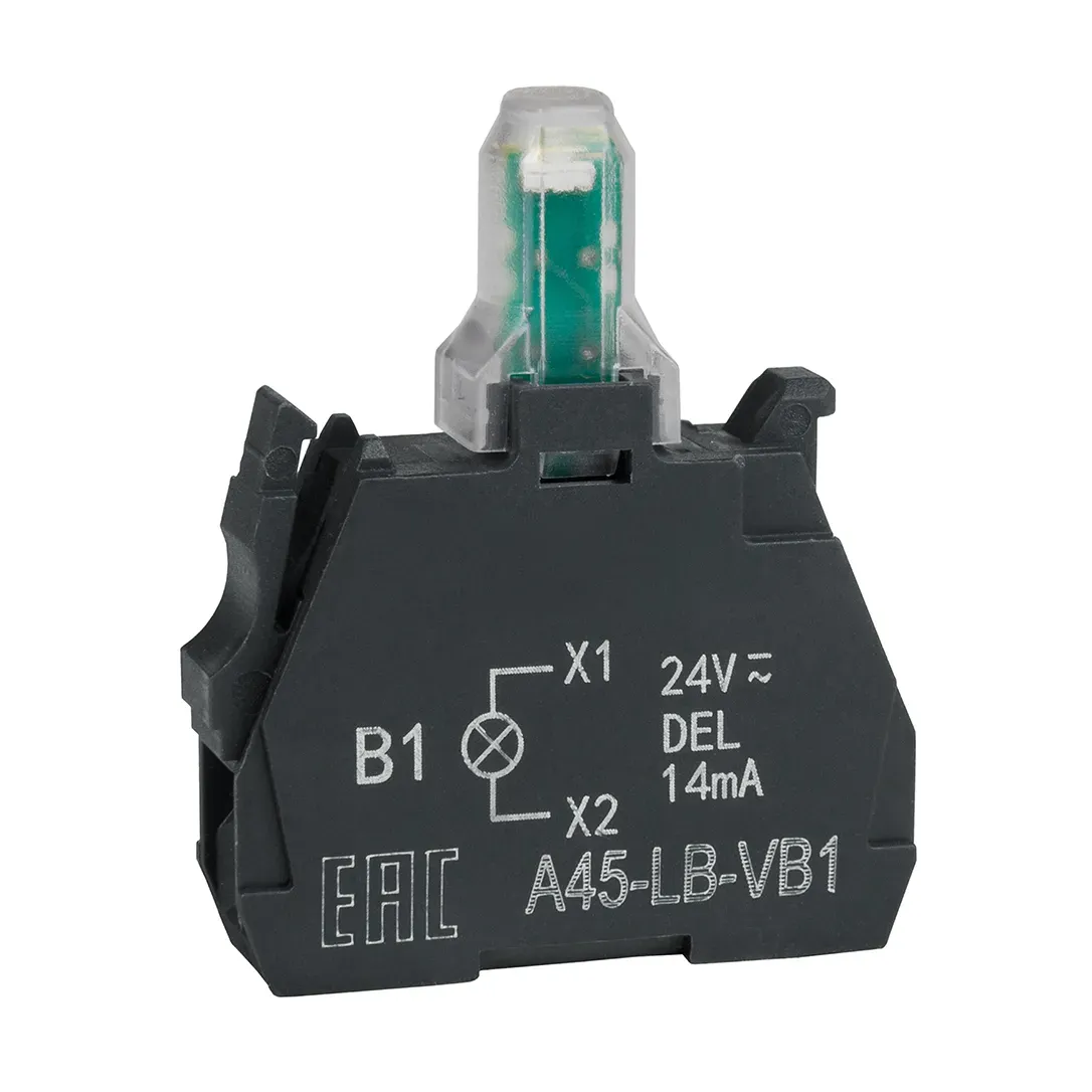 Световой блок OptiSignal D22 A45-LB-VB1 белый 24VACDC ZBVB1 КЭАЗ Optima (от-ка) 332202