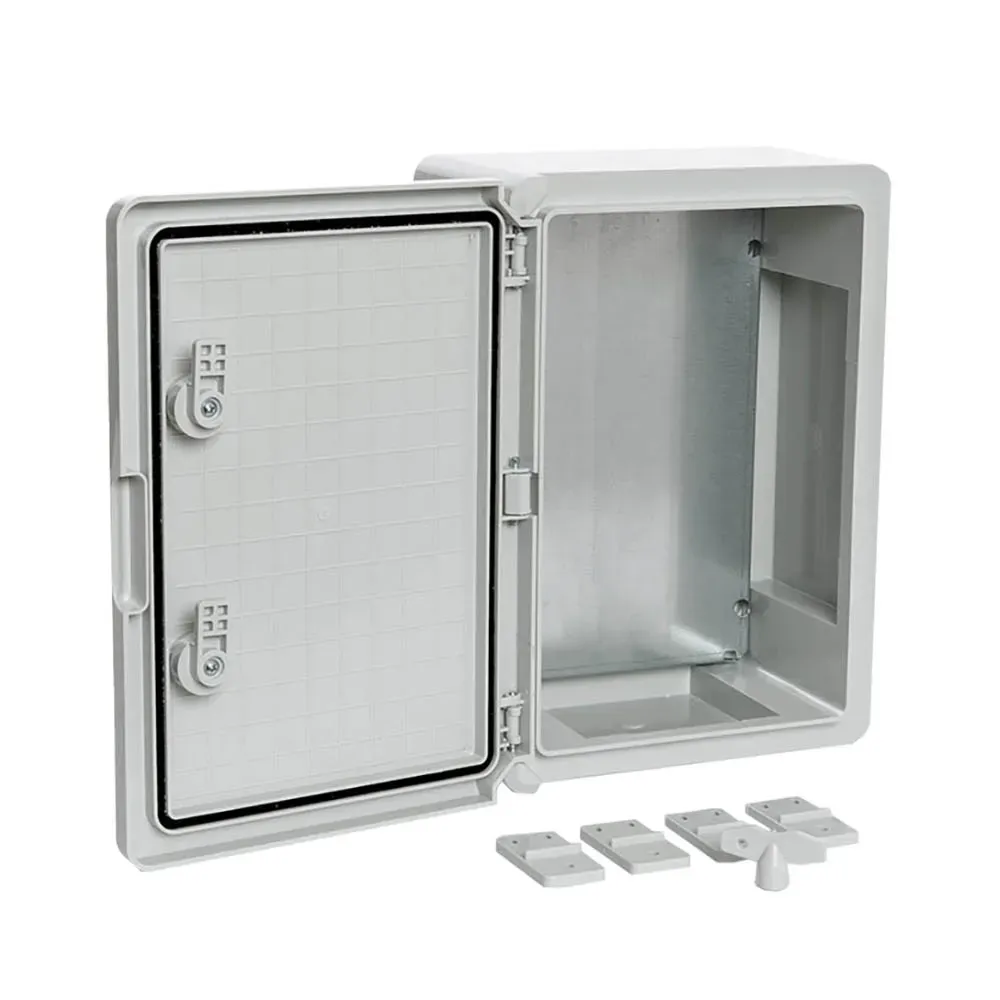 Корпус пластиковый с монтажной панелью щмп ip65 серая дверь 350х250х150 ПРОМРУКАВ PR08.26481