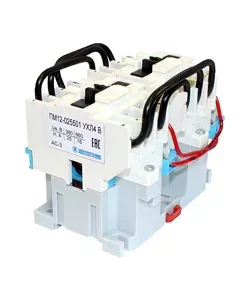 Пускатель электромагнитный ПМ12-025551 УХЛ4 В, 110В/50Гц, 2з+4р, 25А, реверсивный, без реле, IP20 Электротехник ET010390