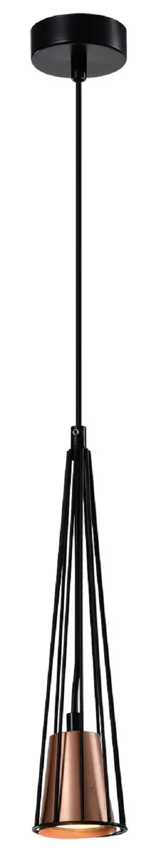 Светильник подвесной (подвес) Emily 4160-201 1 х GU10 25 Вт дизайн потолочный Rivoli Б0055018