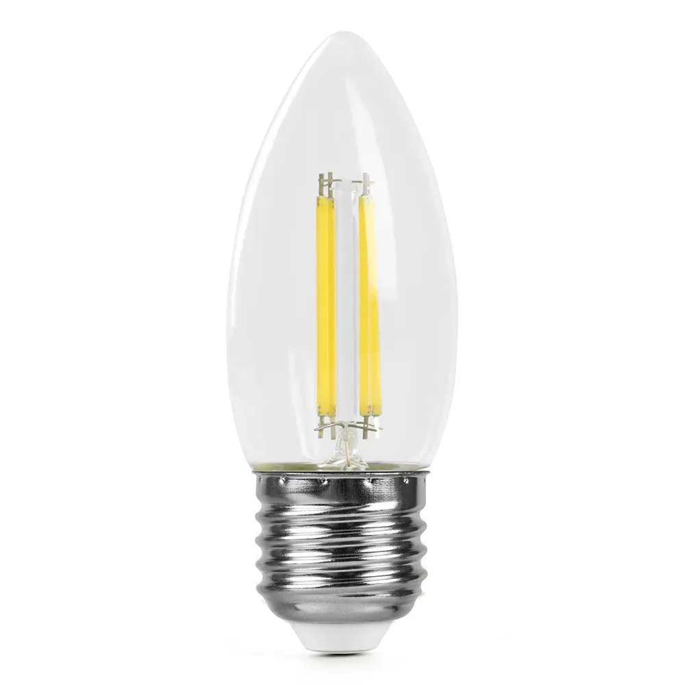 Лампа светодиодная LED 8вт Е27 теплый свеча FILAMENT Feron.PRO