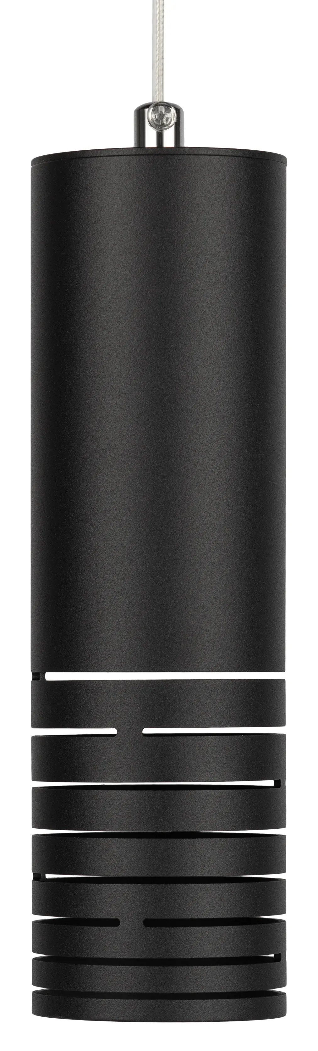 Светильник подвесной (подвес) PL22 BK MR16 GU10 потолочный цилиндр черный ЭРА Б0058508