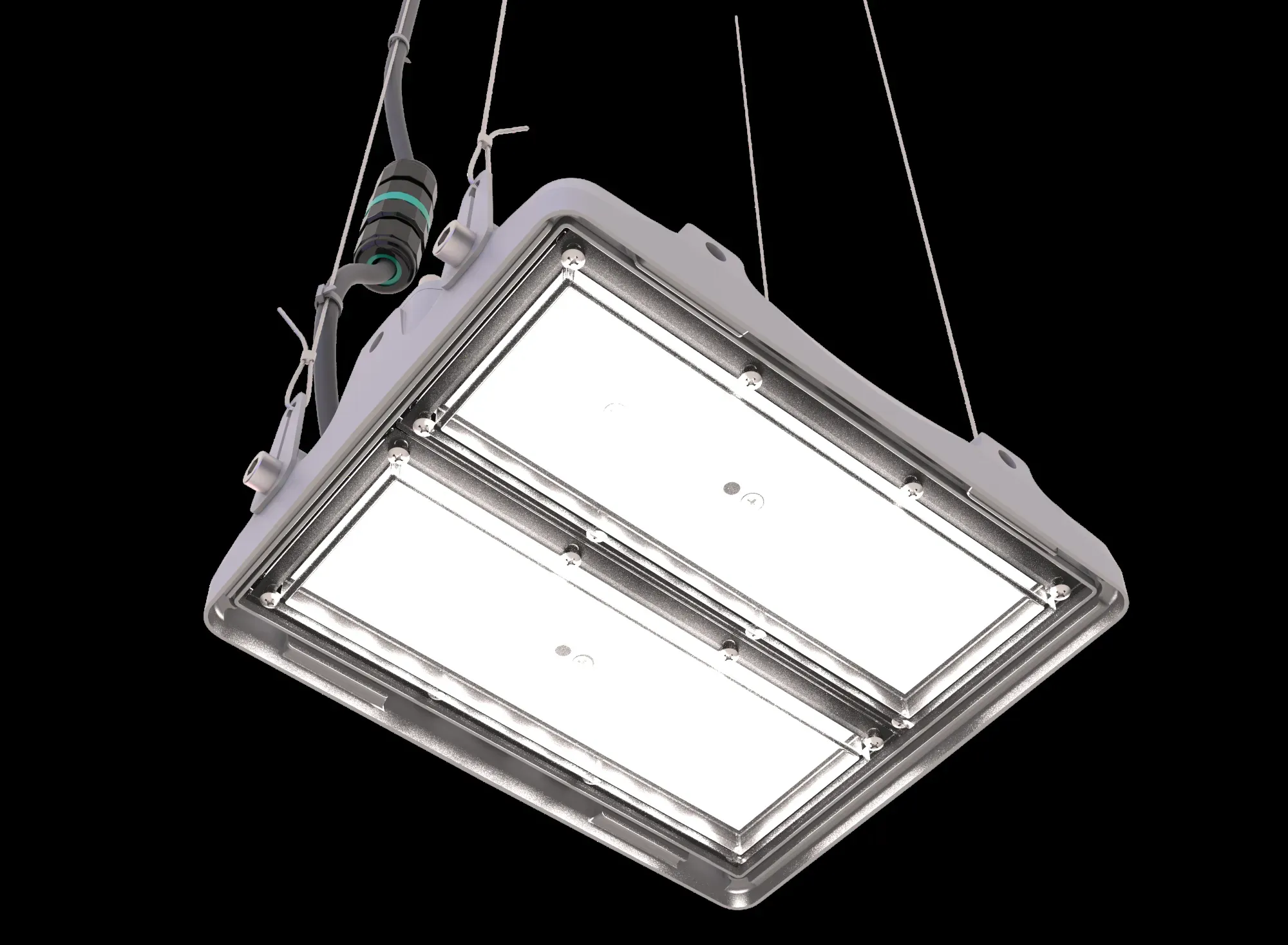 Светильник L-pixel 1/50/Д/840/(R5)/01/MT-KM/I1-D1/220AC IP66 RAL7035 LEDEL PX50-11216-124-172