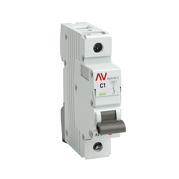 Выключатель автоматический av-6 1p 1a (c) 6ка averes EKF MCB6-1-01C-AV