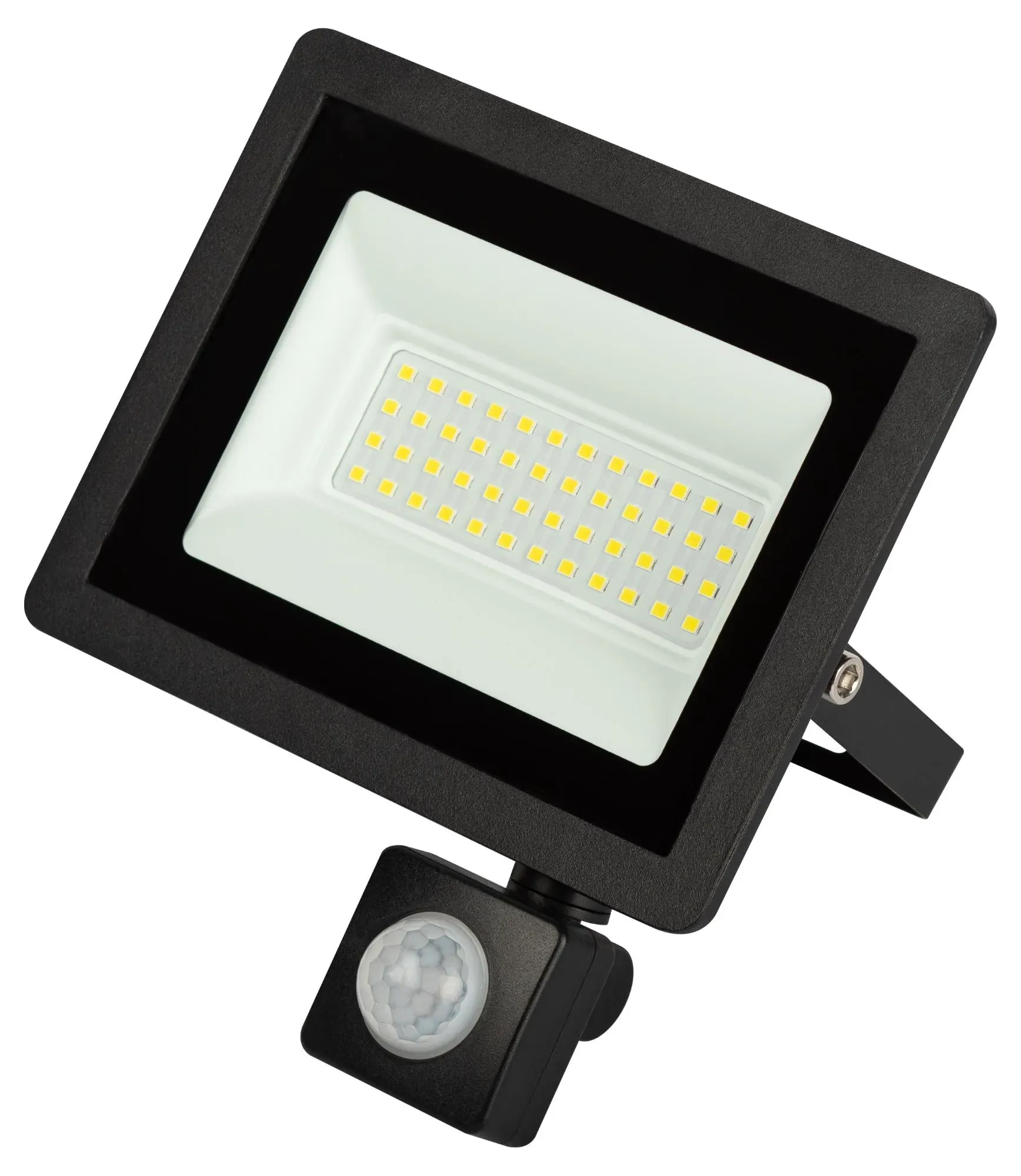 Прожектор светодиодный уличный до 50вт 6500к 4000лм ip44 регулируемый ик датчик lpr-042-2-65k-050 ЭРА Б0064292