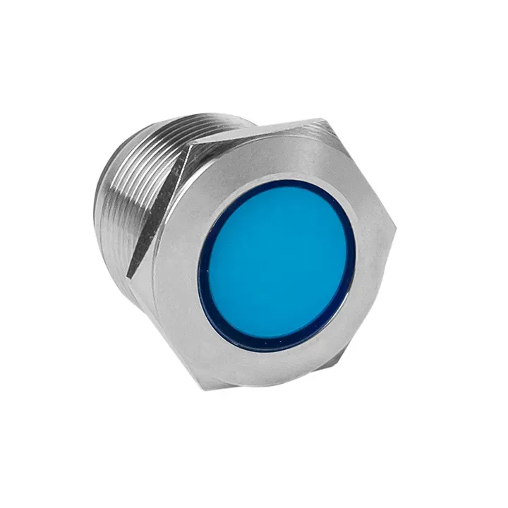 Лампа синяя сигнальная S-Pro67 19 мм 24В EKF s-pro67-342