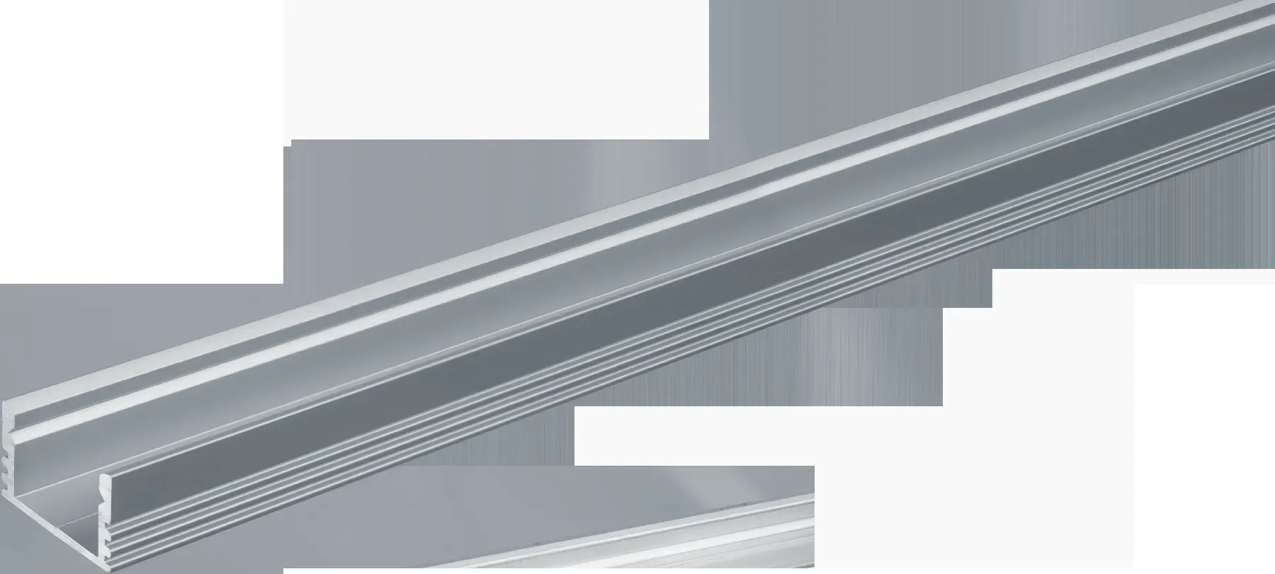 Профиль NPR-02 накладной анодированный 16х12мм 2м Navigator Group 23702