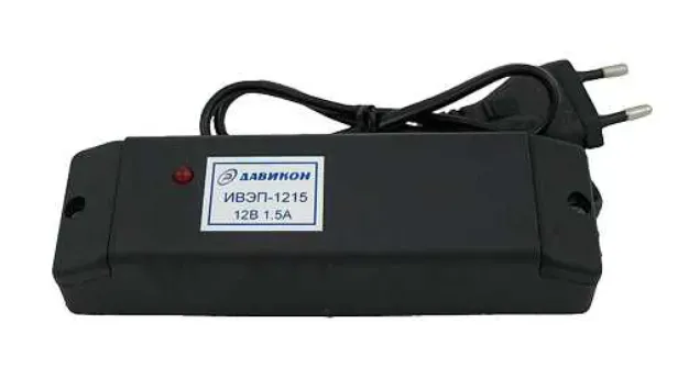 Блок питания импульсный, одноканальный 12В 1,5А Давикон ИВЭП-1215