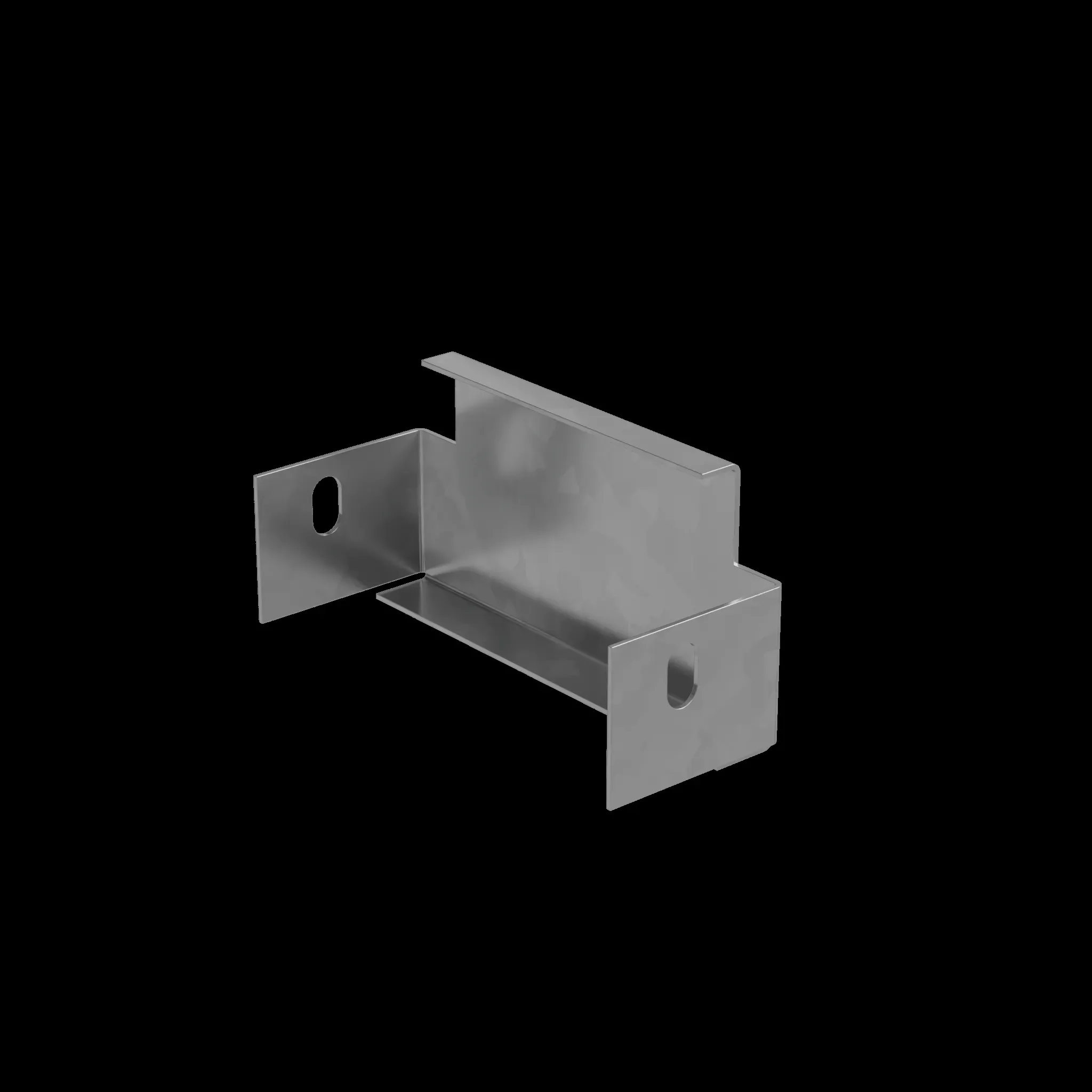 Заглушка лотка 50х600 мм ПЛЮС INOX304 КМ-профиль ZUplus50-600 INOX304