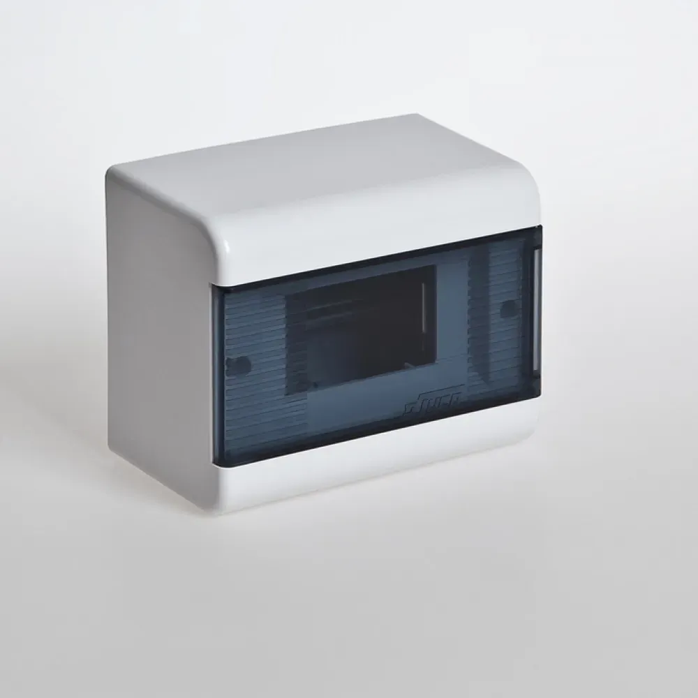 Щит распределительный навесной щрн-п-6 ip40 пластиковый с заземляющей шиной прозрачная дверь тусо RUVINIL 68026