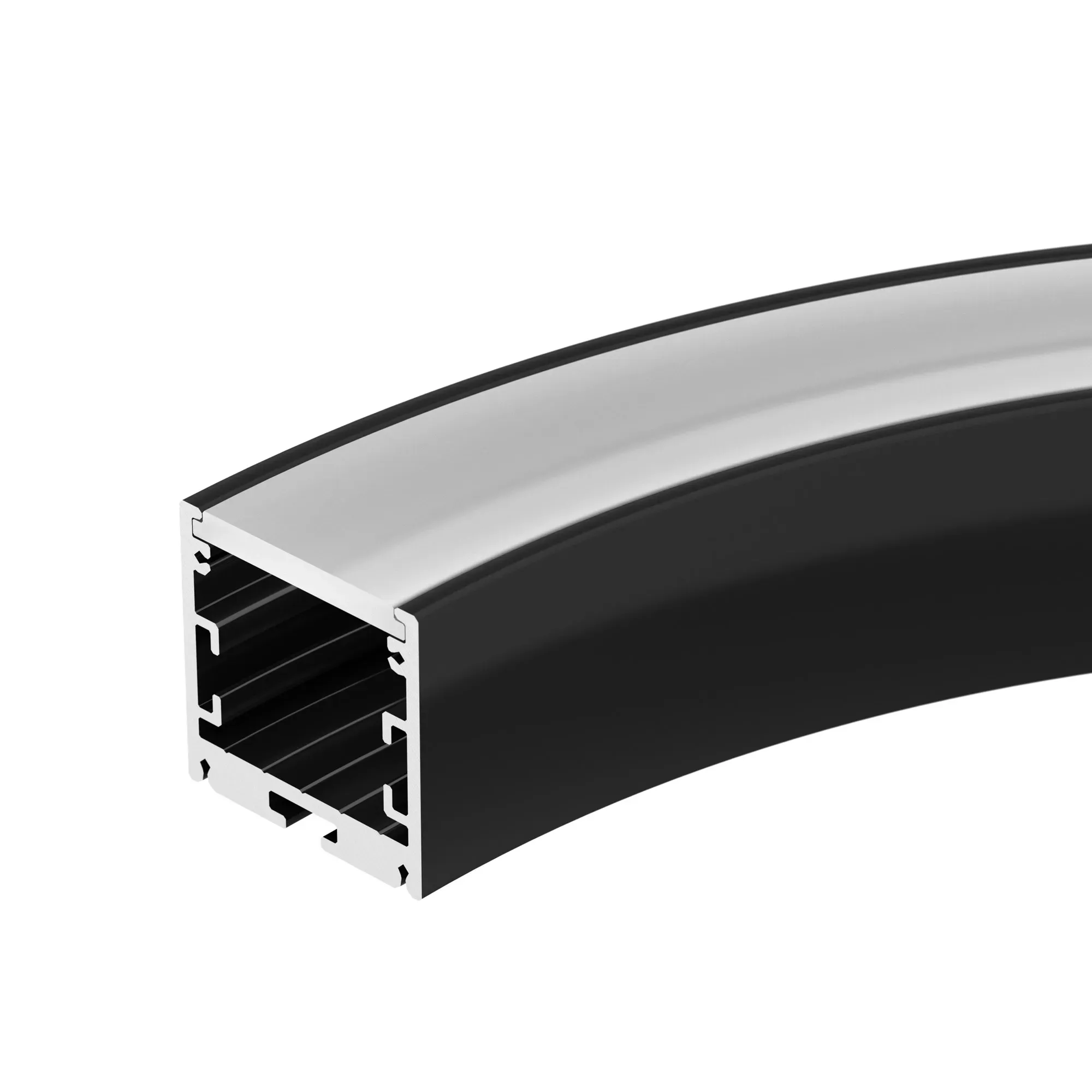 Профиль SL-ARC-3535-D320-A90 BLACK (дуга 1 из 4) (Алюминий) Arlight 032676