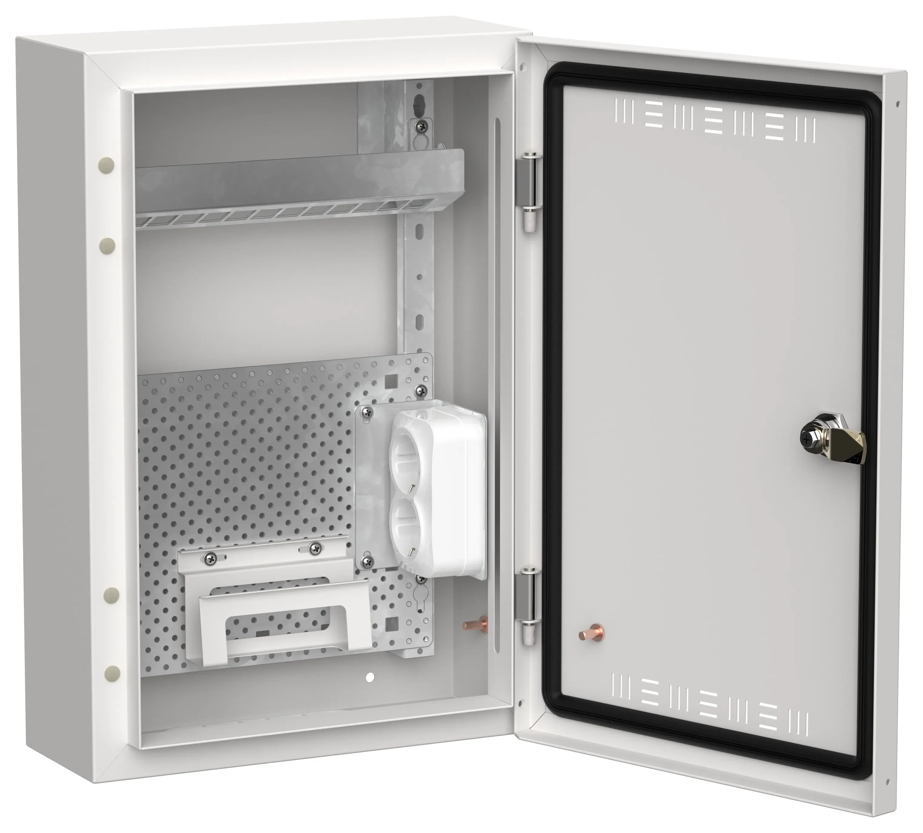 Titan 5 корпус мультимедиа щрн-24 (1х24) 460х310х140мм ip30 белый iek IEK TI5-51-N-024-30