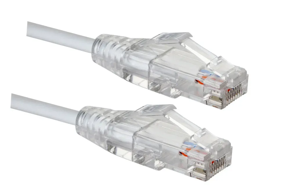 Патч-корд CAT5e SLIM-LINE U/UTP LSZH Белый 5м