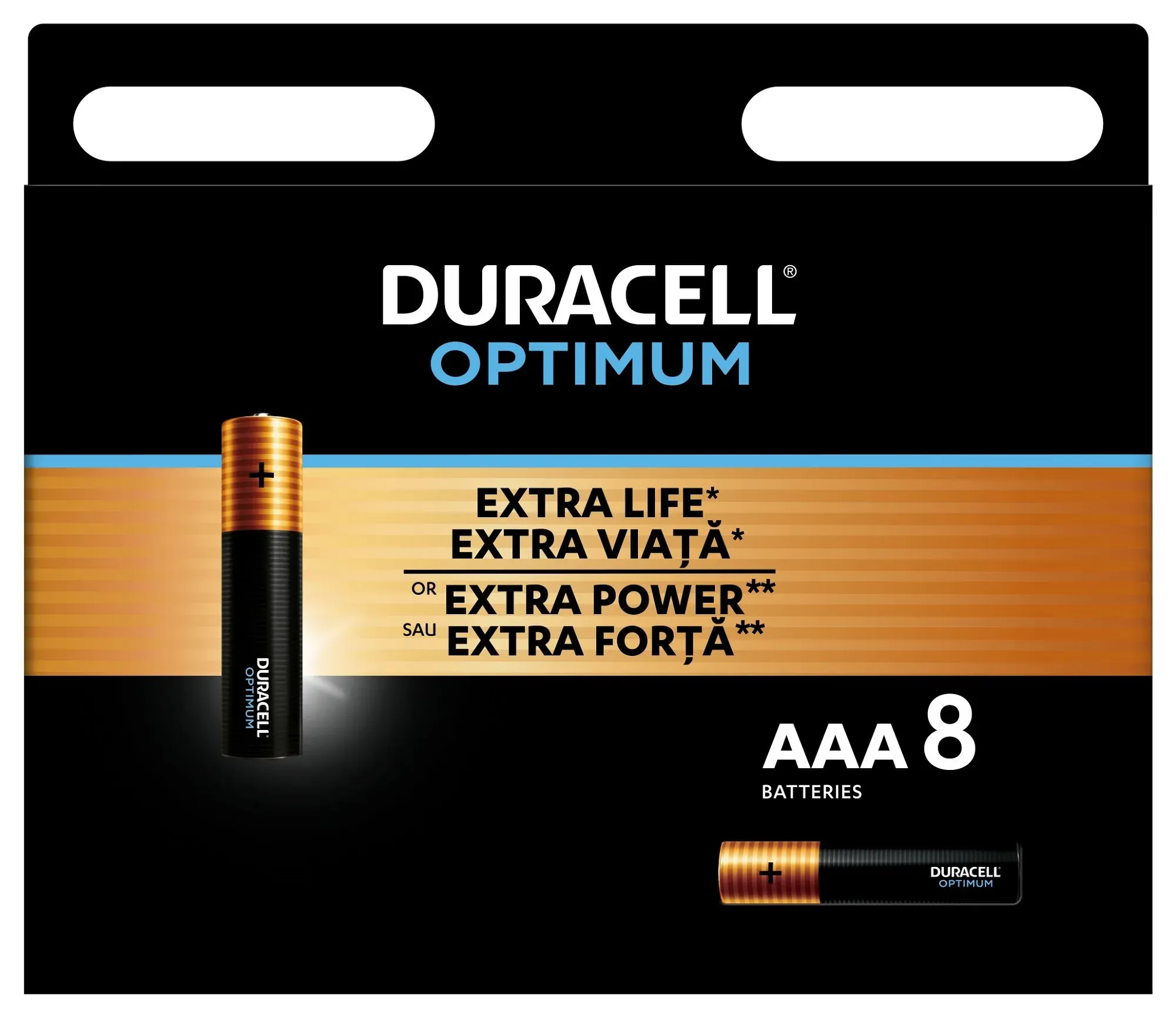Элемент питания Duracell 5014070 ААА алкалиновый 1,5v 8 шт. в блистере LR03-8BL Optimum (8/64/22400) Duracell Б0056025