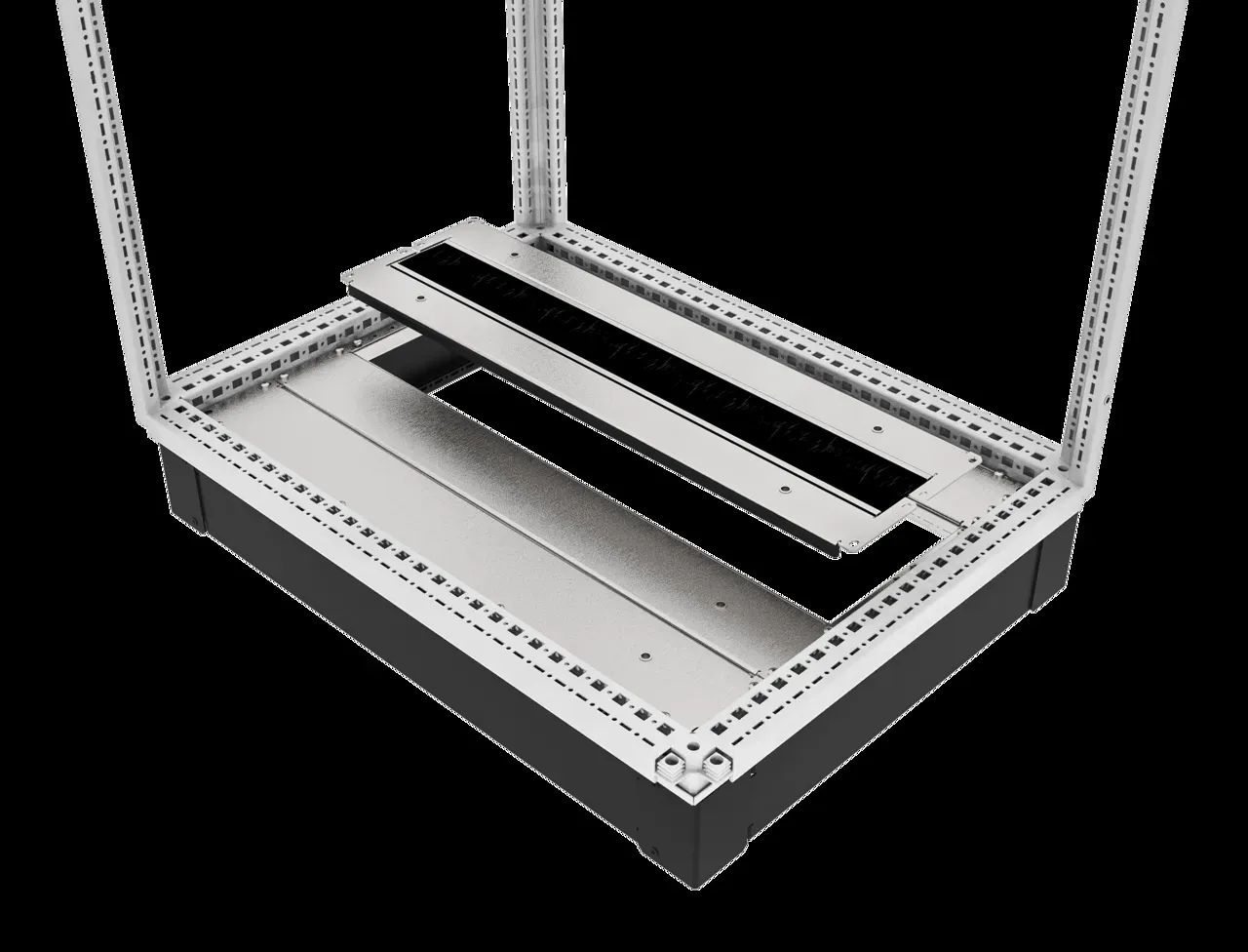 Панель с щеточным вводом средняя 200 мм RS52 00.100 УЗОЛА UR55401200101