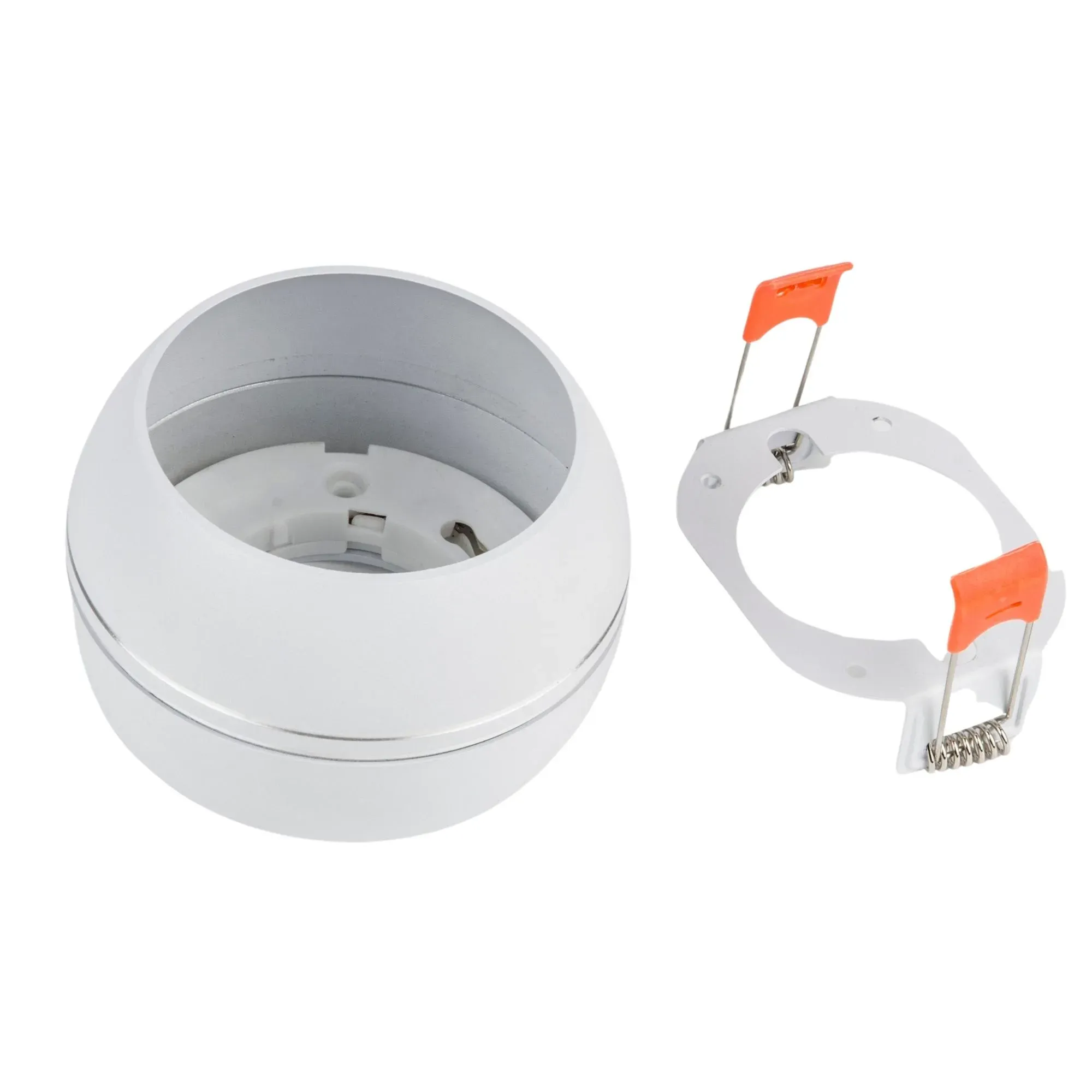 Светильник DLC-S614 GX53 WHITE/SILVER декоративный встраиваемый/накладной серия Sotto Без лампы цоколь GX53 Металл Белый/Серебро TM Fametto Uniel UL-00009780