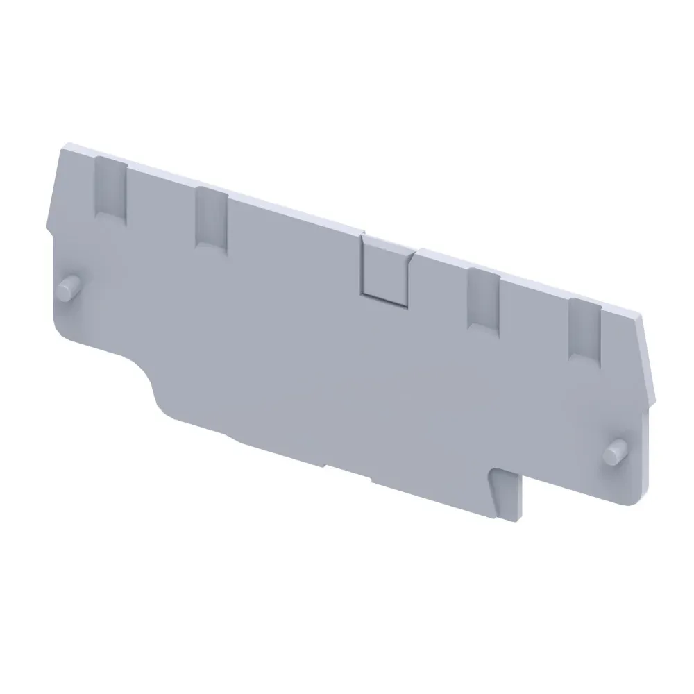 Крышка концевая для клеммы проходной OptiClip EPCX2,5/4-QUATTRO-серый КЭАЗ Optima (от-ка) 289757