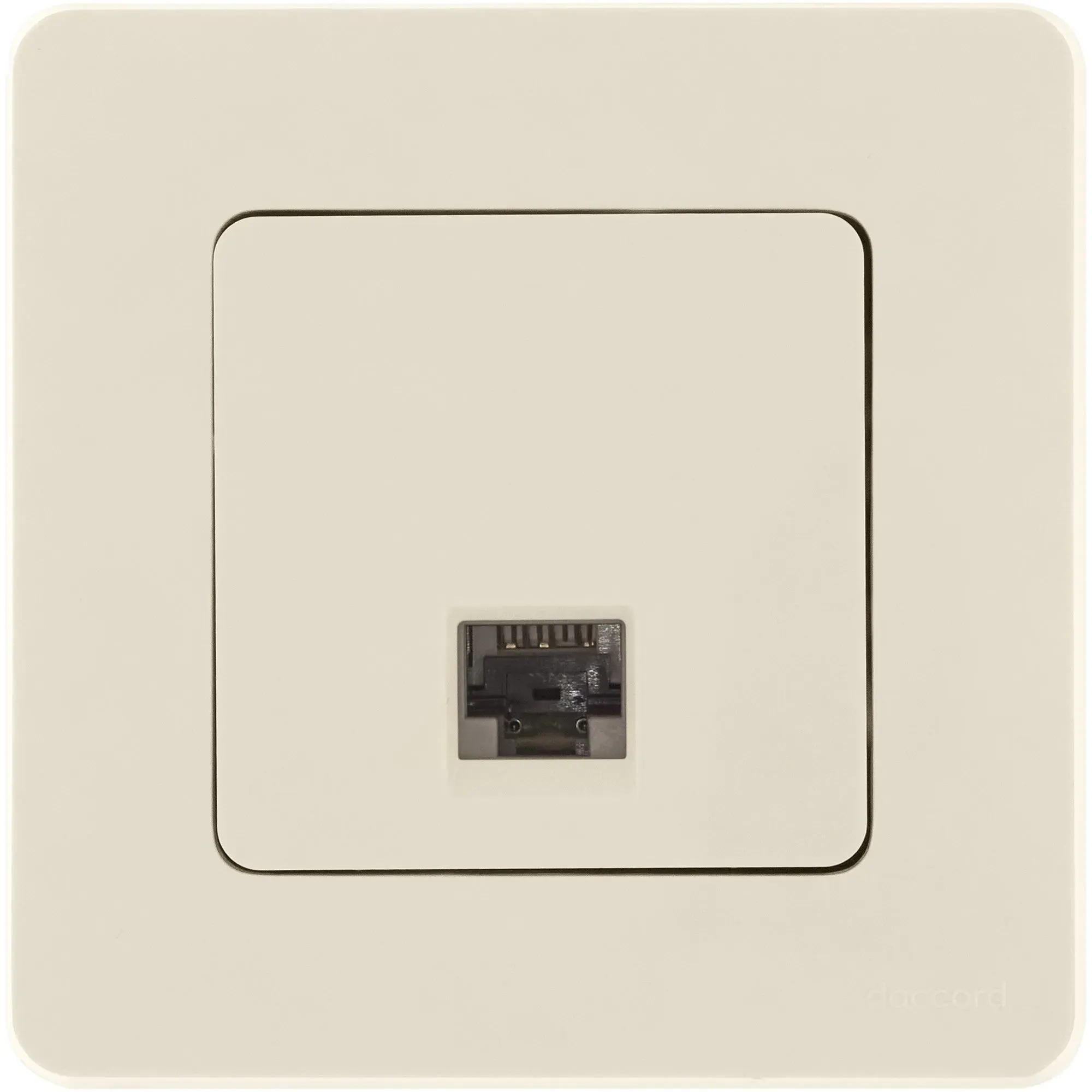 INSPIRIA розетка информационная RJ 45 категория 5e UTP слоновая кость