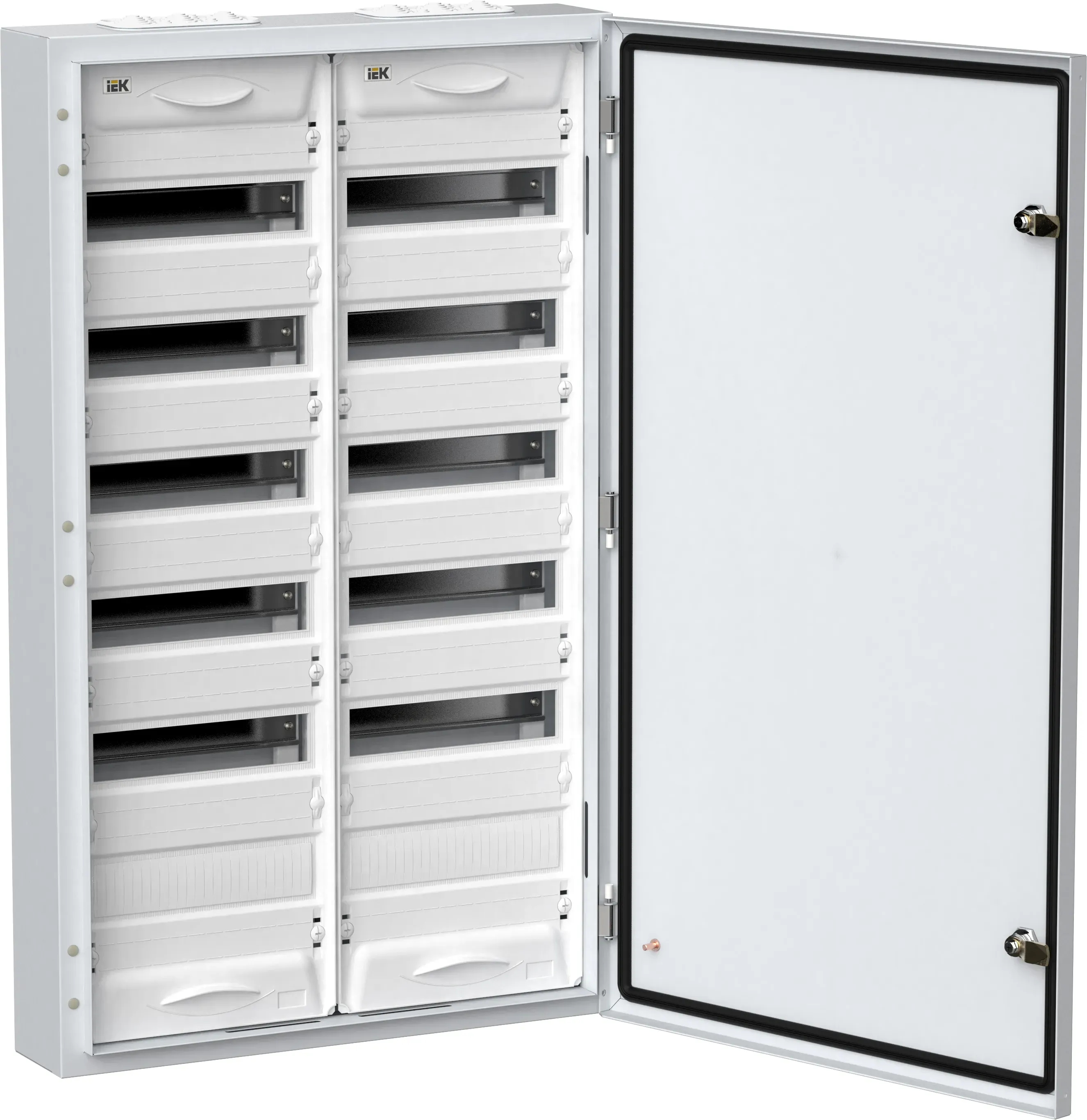 Titan 5 корпус металлический щрн-144 (2х72) 960х570х140 ip54 белый IEK TI5-50-N-2X072-54