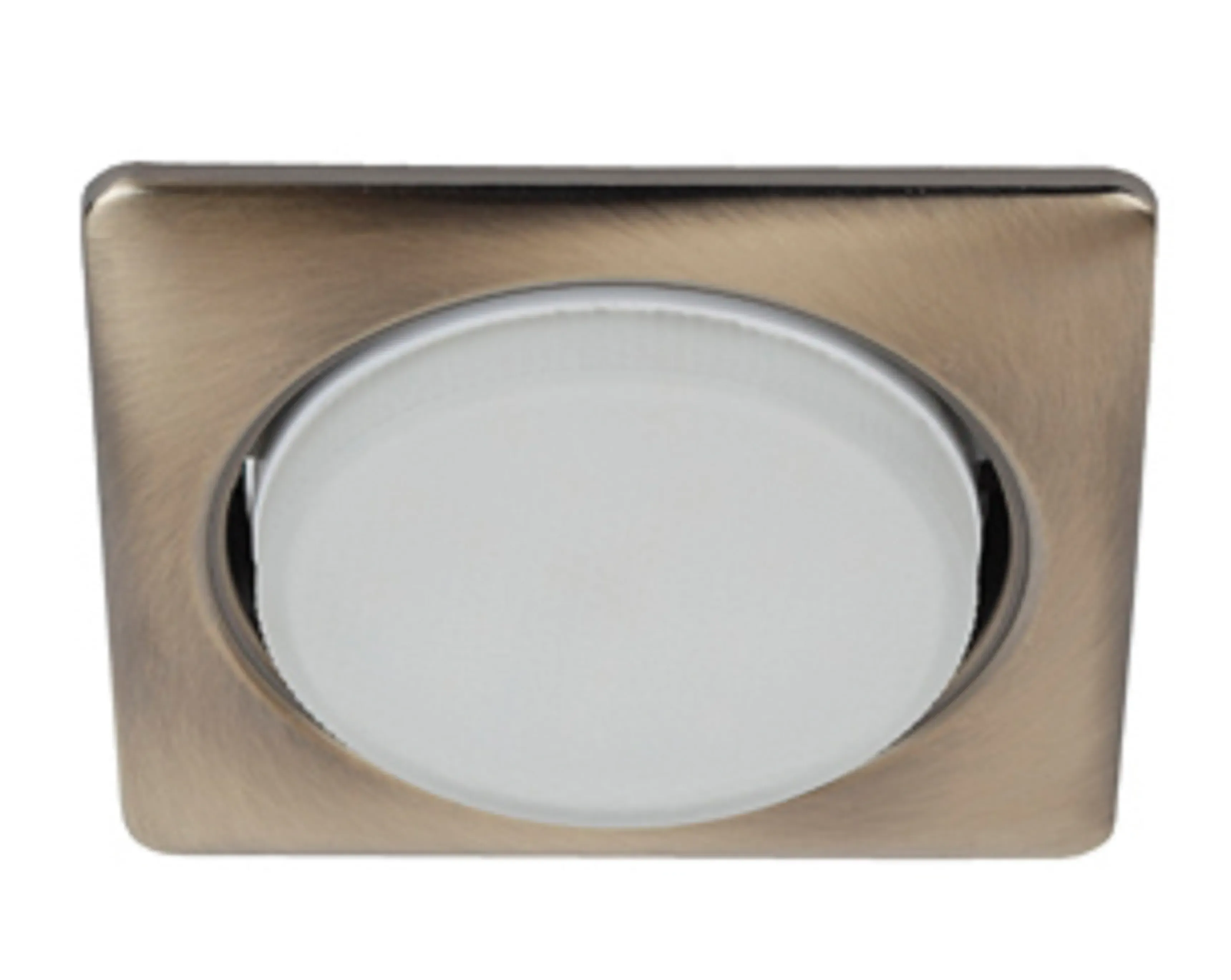 Светильник встраиваемый KL71 SB /1 (к) под лампу Gx53 квадр. 220V 13W бронза (40/960) ЭРА Б0048958