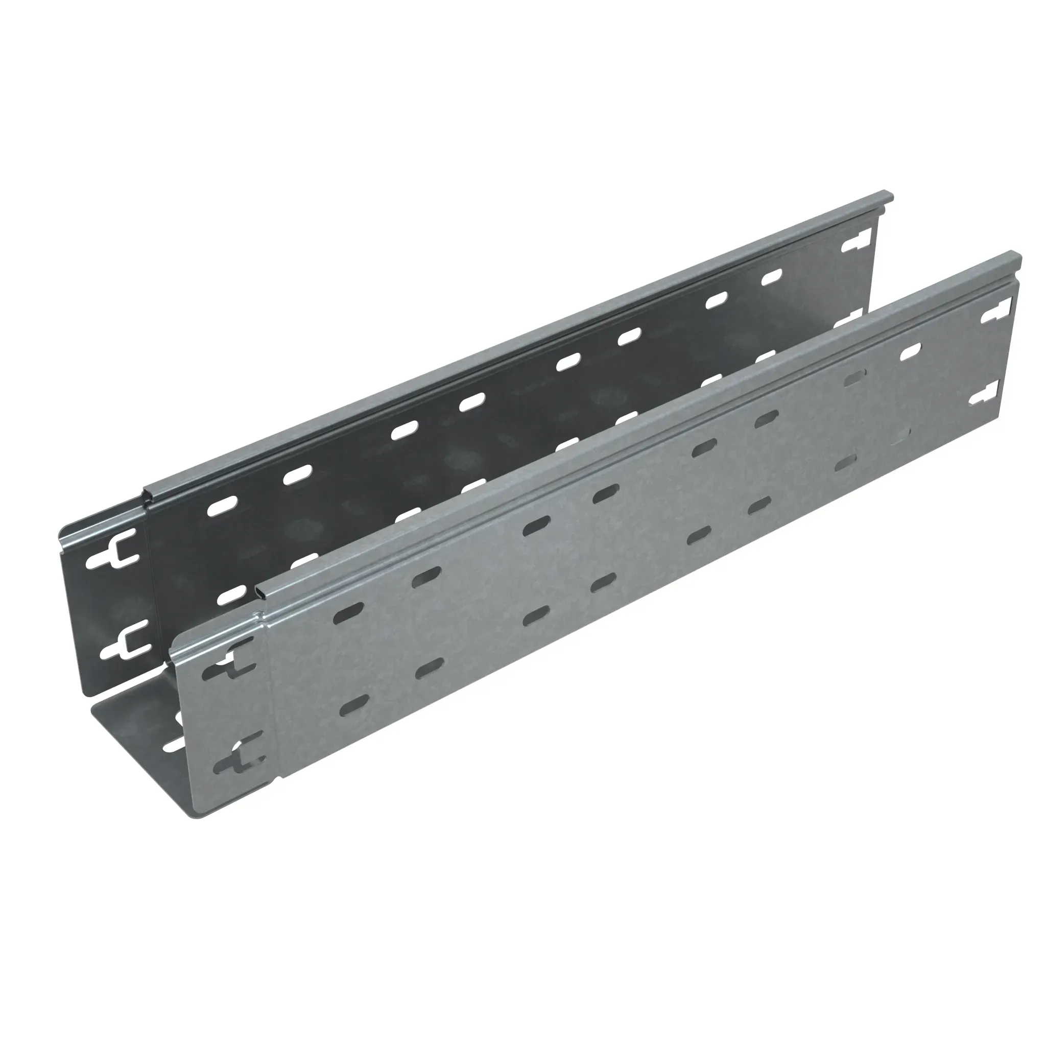 Лоток перфорированный 100х100х1,2 l2000 мм быстрый монтаж плюс hd85 КМ-ПРОФИЛЬ LPPLUS100-100-1.2-2000 HD85