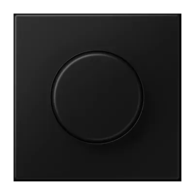 Накладка на роторные диммеры, дюропласт, черный матовый JUNG LS1940SWM