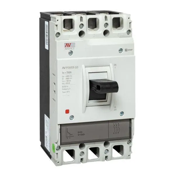 Автоматический выключатель av power-3/3 250а 100ka tr averes EKF MCCB-33-250H-TR-AV