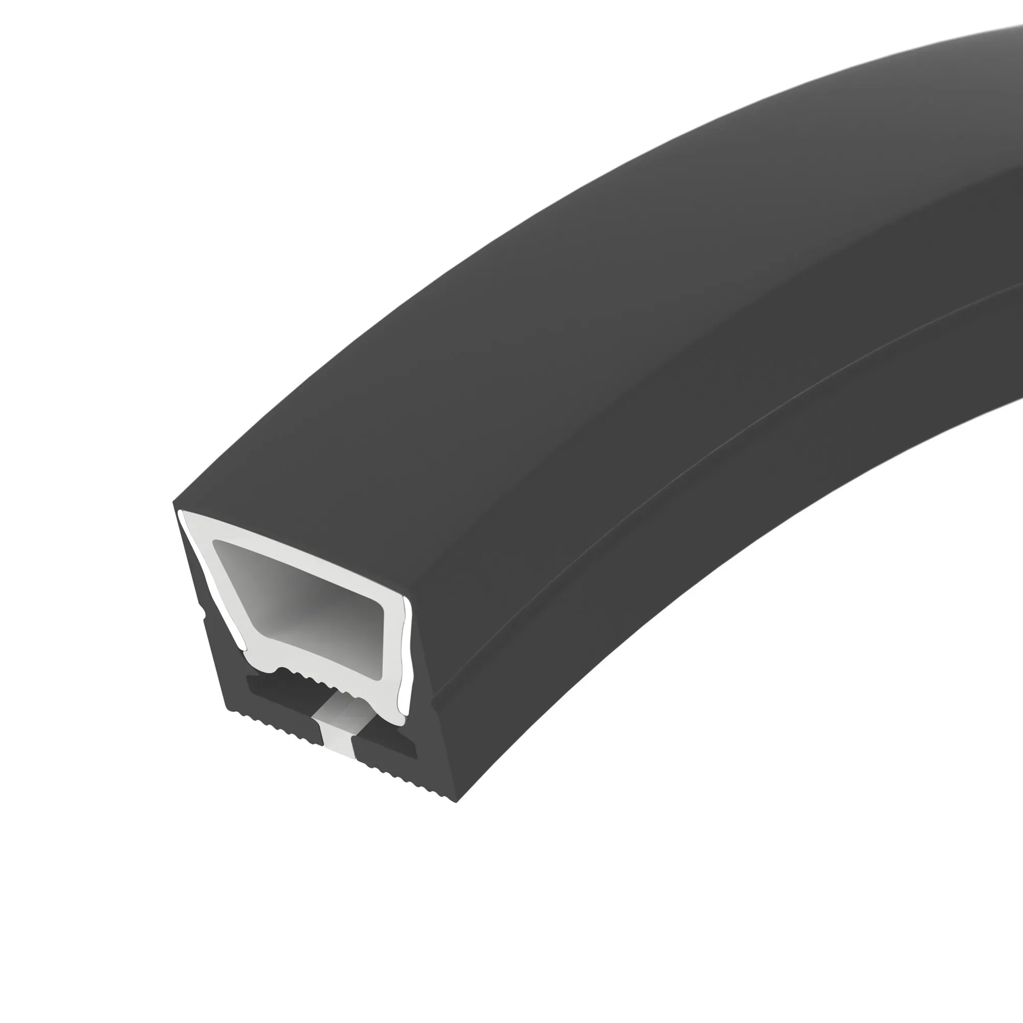 Силиконовый профиль WPH-FLEX-1616-TOP-S11-5m FULL BLACK (Arlight, Силикон) Arlight 045774