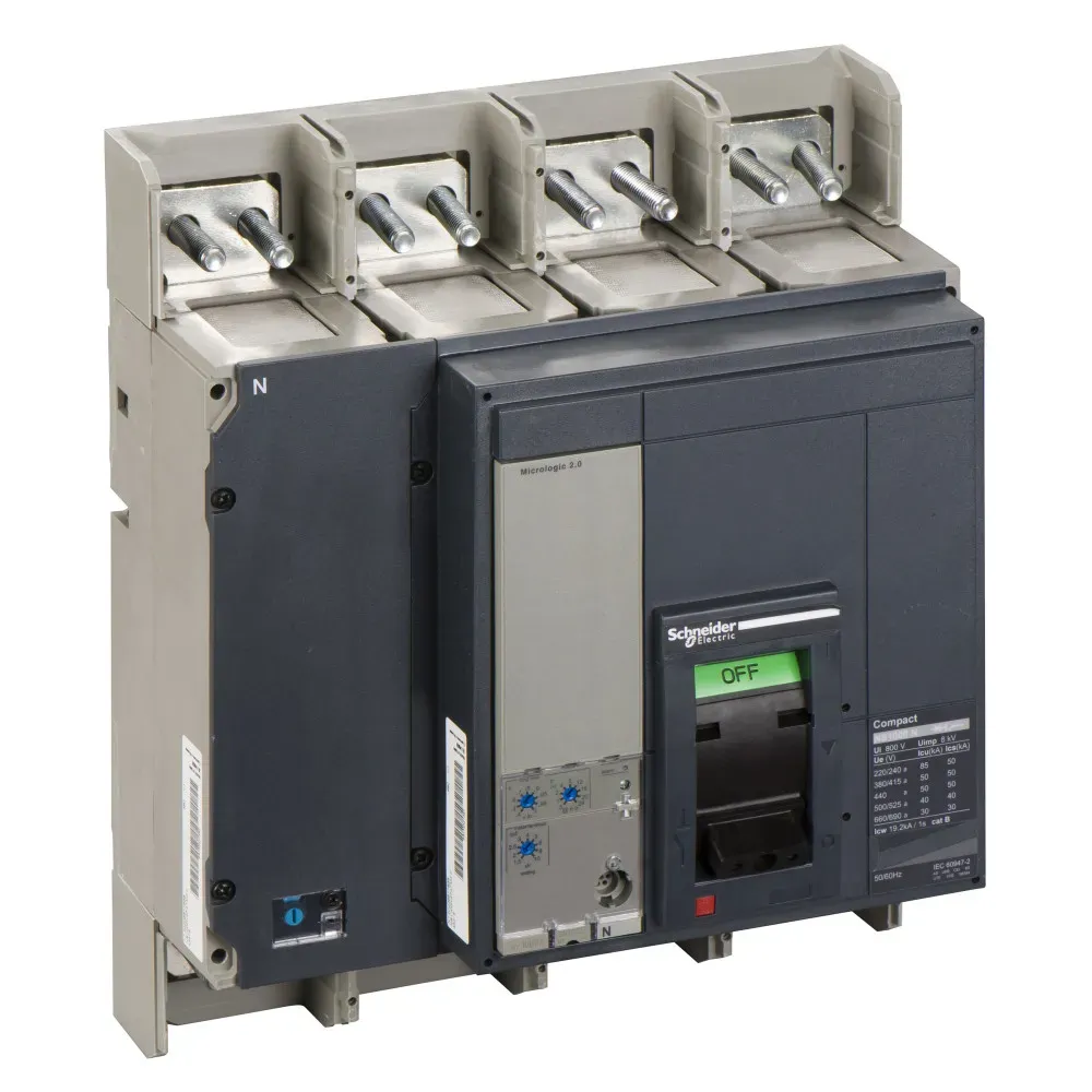 Выключатель NS1000 N 4p + MicroLogic 2.0 в сборе Dekraft 33475
