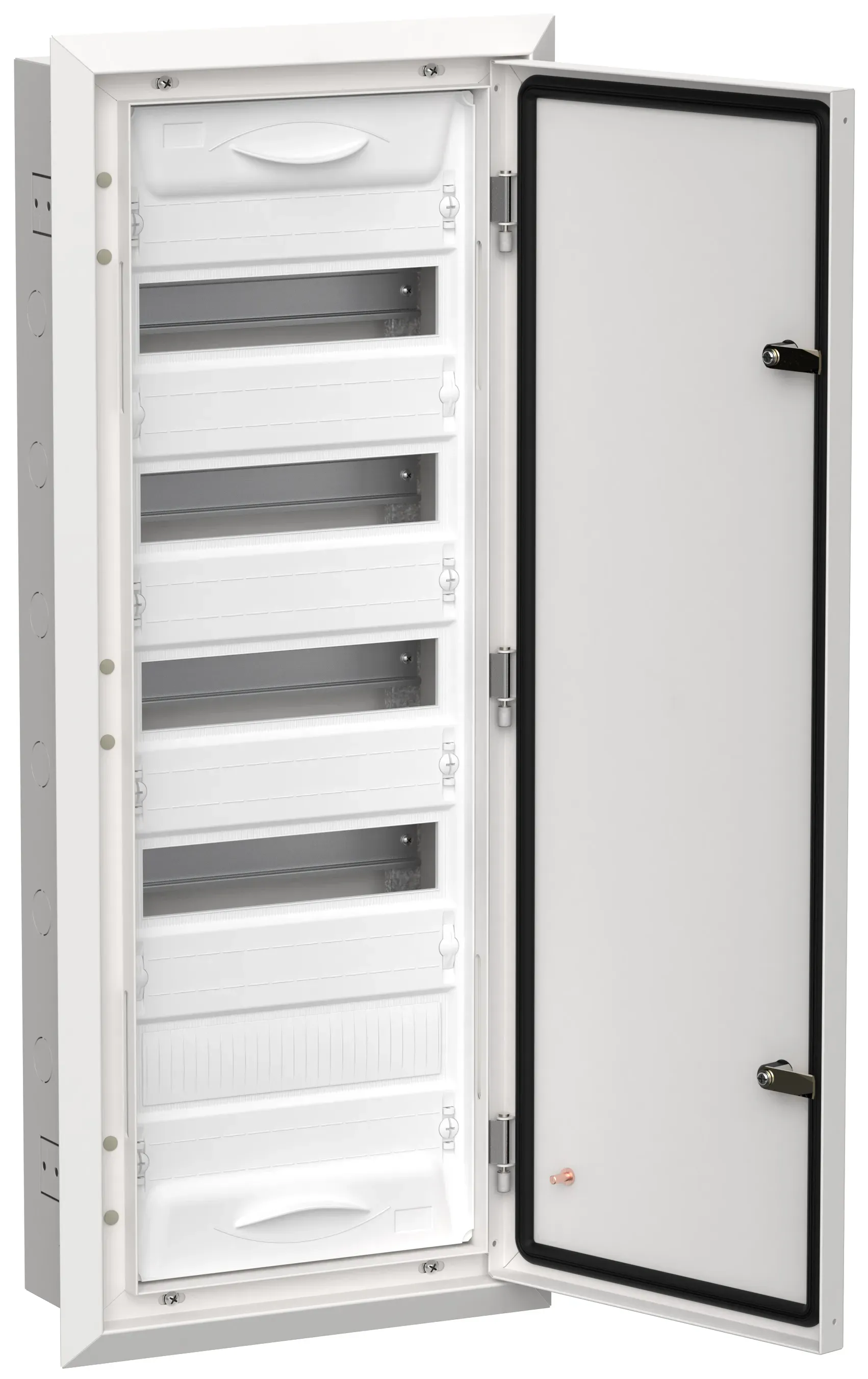 Titan 5 корпус металлический щрв-60 (1х60) 880х365х130мм ip31 белый (одна дверь) IEK TI5-50-V-060-31