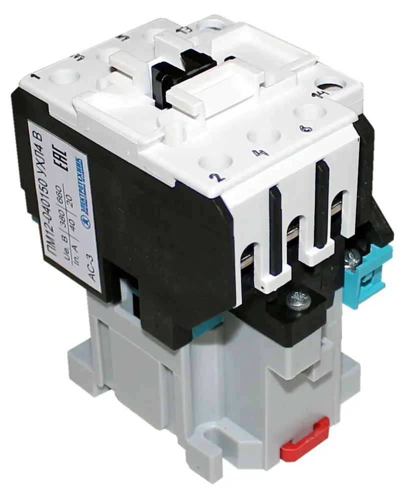 Пускатель электромагнитный ПМ12-040150 УХЛ4 В, 36В/50Гц, 1з, 40А, нереверсивный, без реле, IP20 Электротехник ET000243